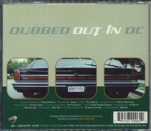 Thievery Corporation Dubbed Out In DC CD album (CDLP) US THVCDDU791855