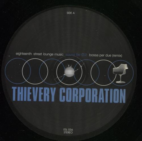 Thievery Corporation Sound File 002 10" vinyl single (10 inch record) US THV10SO869754