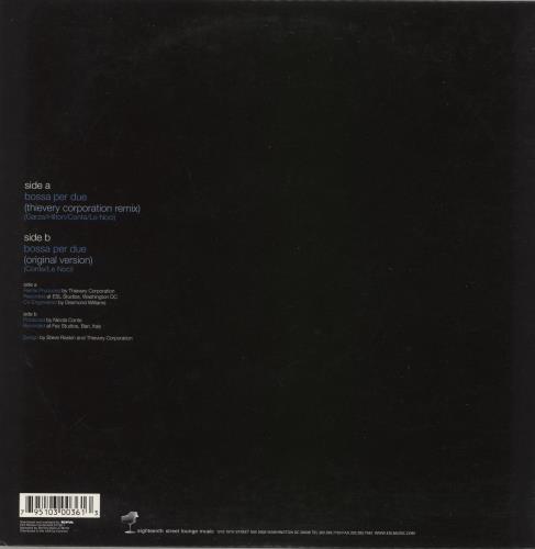 Thievery Corporation Sound File 002 10" vinyl single (10 inch record) US THV10SO869754