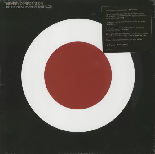 Thievery Corporation The Richest Man In Babylon - Sealed 2-LP vinyl record set (Double LP Album) US THV2LTH868171