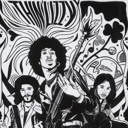 Thin Lizzy Acoustic Sessions - Marble Vinyl - Alternate B&W Cover + Autographed Print - Sealed vinyl LP album (LP record) UK THILPAC863758