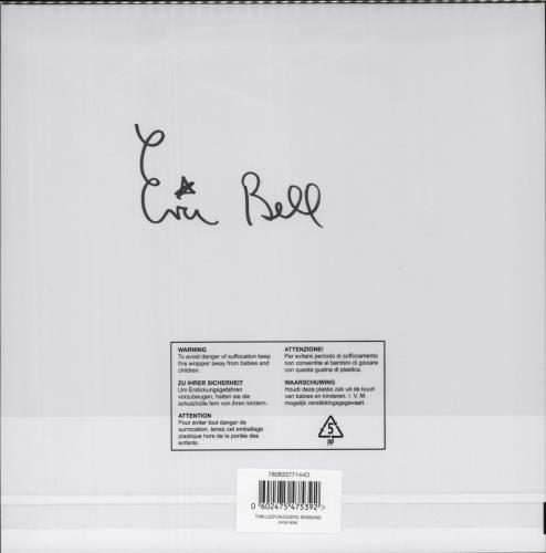 Thin Lizzy Acoustic Sessions - Marble Vinyl - Alternate B&W Cover + Autographed Print - Sealed vinyl LP album (LP record) UK THILPAC863758