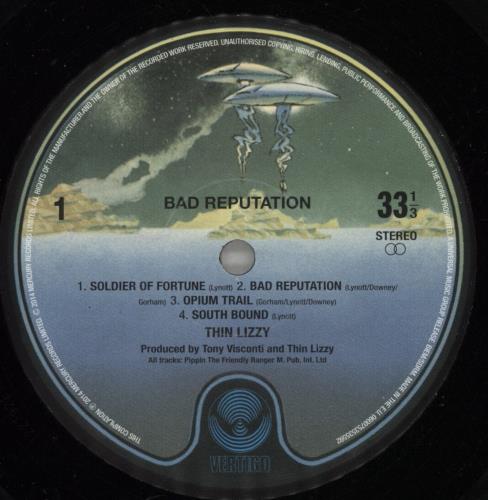 Thin Lizzy Bad Reputation - 180gm vinyl LP album (LP record) UK THILPBA873004