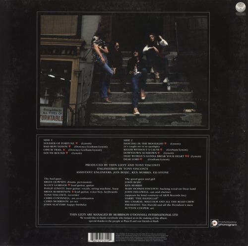 Thin Lizzy Bad Reputation - 180gm vinyl LP album (LP record) UK THILPBA873004
