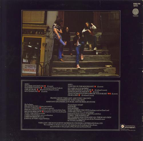 Thin Lizzy Bad Reputation - EX vinyl LP album (LP record) UK THILPBA796439