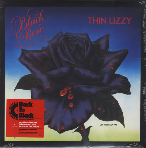 Thin Lizzy Black Rose vinyl LP album (LP record) UK THILPBL458455