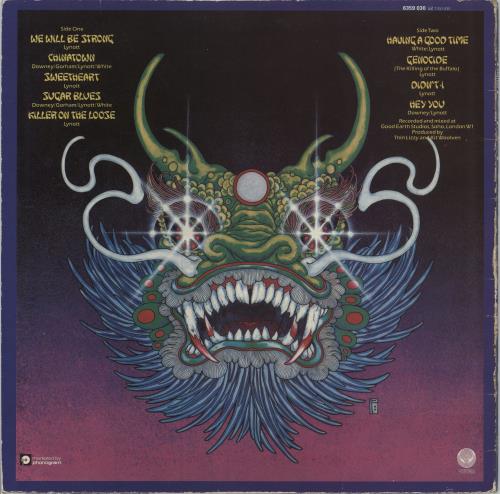 Thin Lizzy Chinatown - 1st - VG vinyl LP album (LP record) UK THILPCH780037