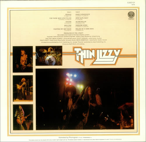 Thin Lizzy Fighting vinyl LP album (LP record) Dutch THILPFI439070