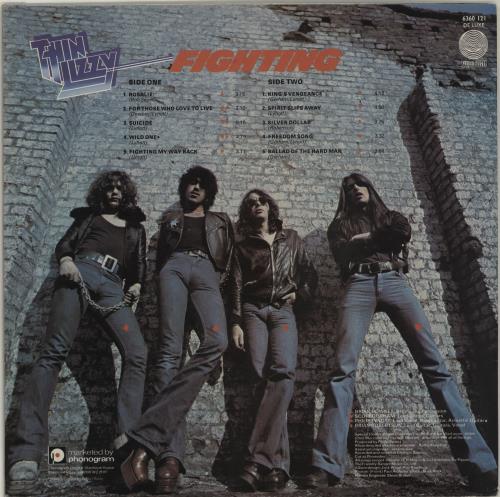 Thin Lizzy Fighting vinyl LP album (LP record) UK THILPFI678854
