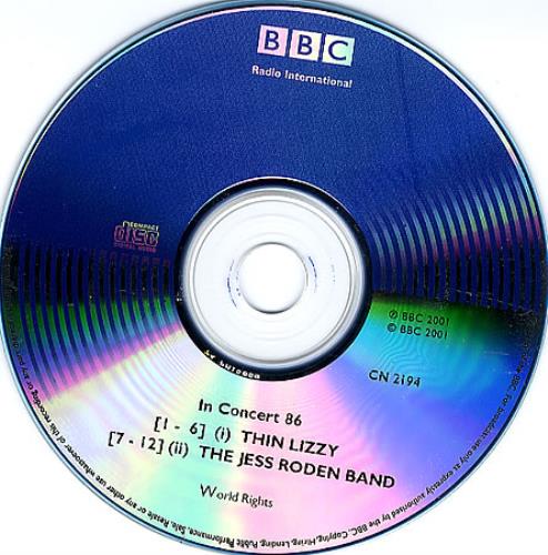 Thin Lizzy In Concert 86 CD album (CDLP) UK THICDIN365532