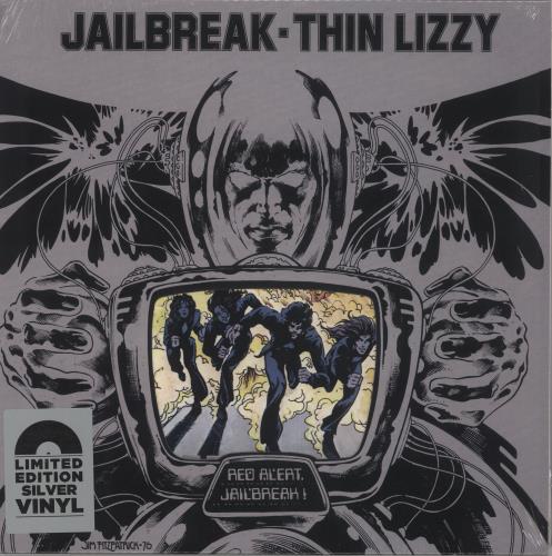 Thin Lizzy Jailbreak - Silver Vinyl vinyl LP album (LP record) UK THILPJA736117