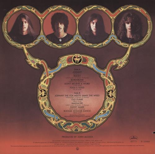 Thin Lizzy Johnny The Fox - RCA Music Service Club vinyl LP album (LP record) US THILPJO601799