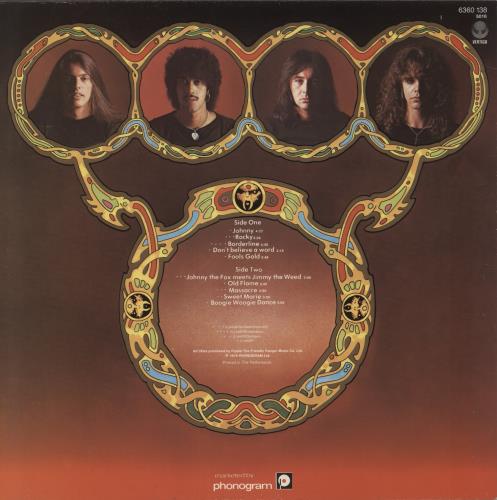 Thin Lizzy Johnny The Fox vinyl LP album (LP record) Dutch THILPJO880406