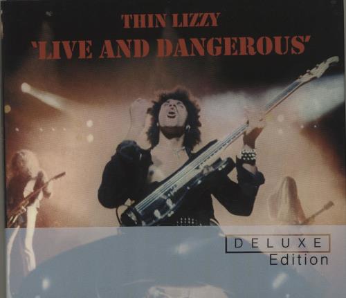 Thin Lizzy Live & Dangerous 3-disc CD/DVD Set UK THI3DLI657436