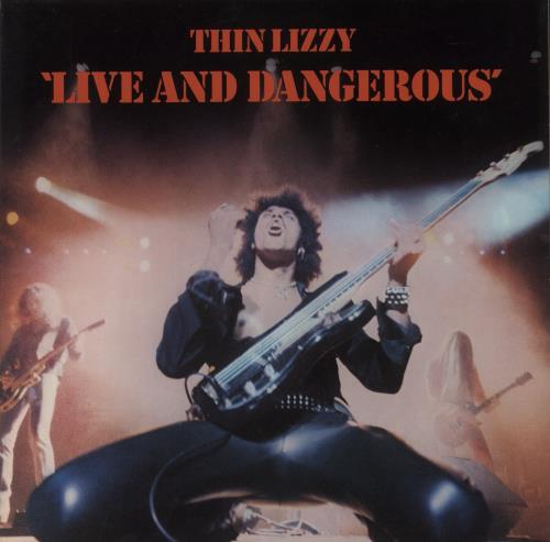 Thin Lizzy Live And Dangerous - Label Variant 2-LP vinyl record set (Double LP Album) Dutch THI2LLI877691