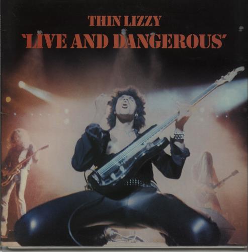 Thin Lizzy Live And Dangerous 2-LP vinyl record set (Double LP Album) UK THI2LLI190482