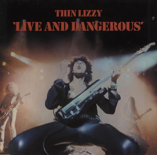 Thin Lizzy Live And Dangerous 2-LP vinyl record set (Double LP Album) German THI2LLI763130