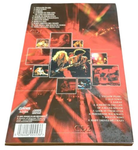 Thin Lizzy Live In Sweden 1983 2 CD album set (Double CD) UK THI2CLI280491