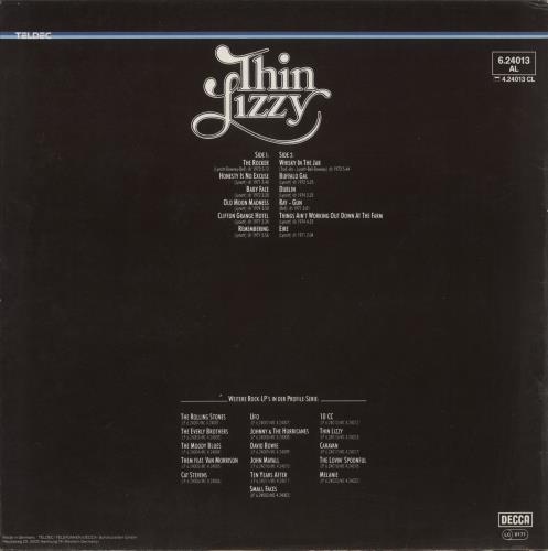 Thin Lizzy Profile - VG vinyl LP album (LP record) German THILPPR884487