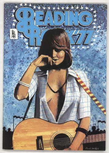 Thin Lizzy Reading Rock '77 tour programme UK THITRRE738638