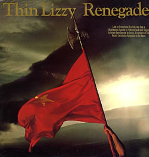 Thin Lizzy Renegade vinyl LP album (LP record) US THILPRE280583