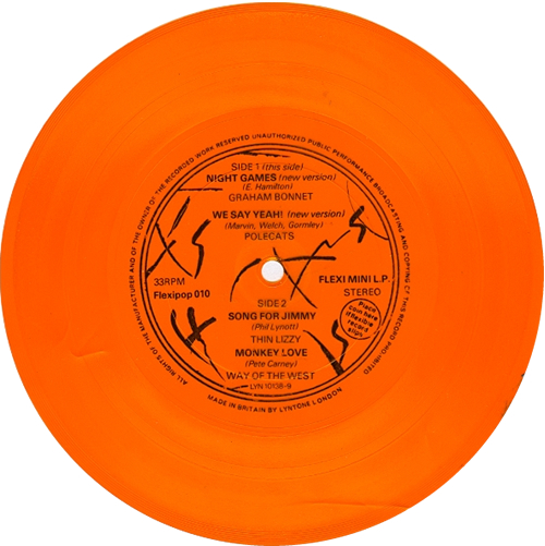 Thin Lizzy Song For Jimmy 7" vinyl single (7 inch record / 45) UK THI07SO87334