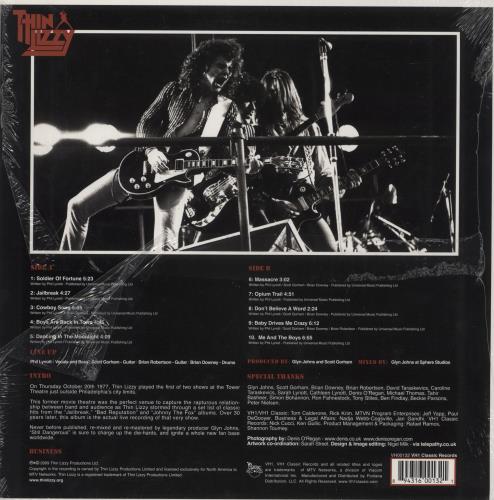 Thin Lizzy Still Dangerous + 7" vinyl LP album (LP record) US THILPST872033