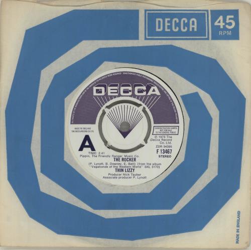 Thin Lizzy The Rocker - A Label 7" vinyl single (7 inch record / 45) UK THI07TH18911