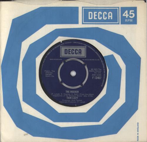 Thin Lizzy The Rocker 7" vinyl single (7 inch record / 45) UK THI07TH70298