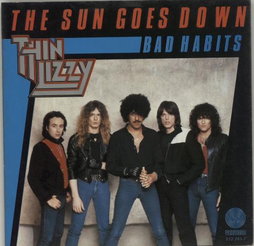 Thin Lizzy The Sun Goes Down 7" vinyl single (7 inch record / 45) Dutch THI07TH54744