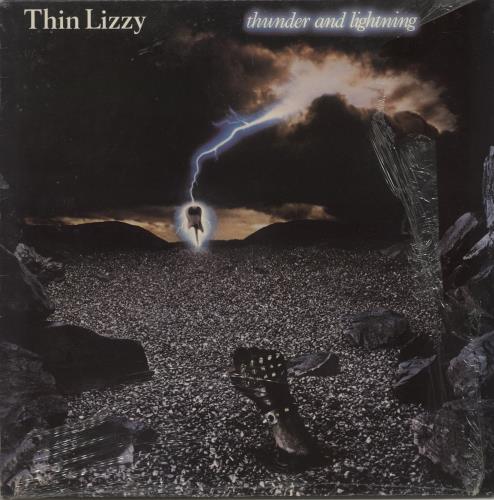 Thin Lizzy Thunder And Lightning - EX - Shrink vinyl LP album (LP record) UK THILPTH882300