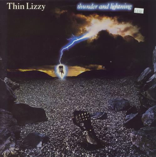 Thin Lizzy Thunder And Lightning - EX vinyl LP album (LP record) UK THILPTH55658