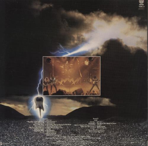 Thin Lizzy Thunder And Lightning - EX vinyl LP album (LP record) UK THILPTH55658