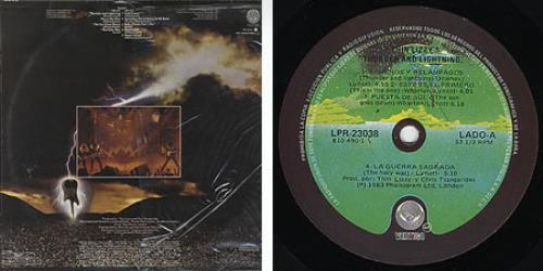 Thin Lizzy Thunder And Lightning vinyl LP album (LP record) Mexican THILPTH150241