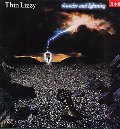 Thin Lizzy Thunder And Lightning vinyl LP album (LP record) Japanese THILPTH288979