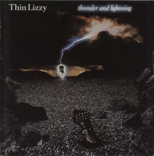 Thin Lizzy Thunder And Lightning vinyl LP album (LP record) French THILPTH682303