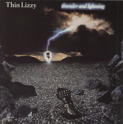 Thin Lizzy Thunder And Lightning vinyl LP album (LP record) Dutch THILPTH877700