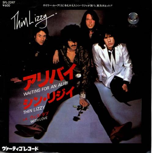 Thin Lizzy Waiting For An Alibi 7" vinyl single (7 inch record / 45) Japanese THI07WA360717