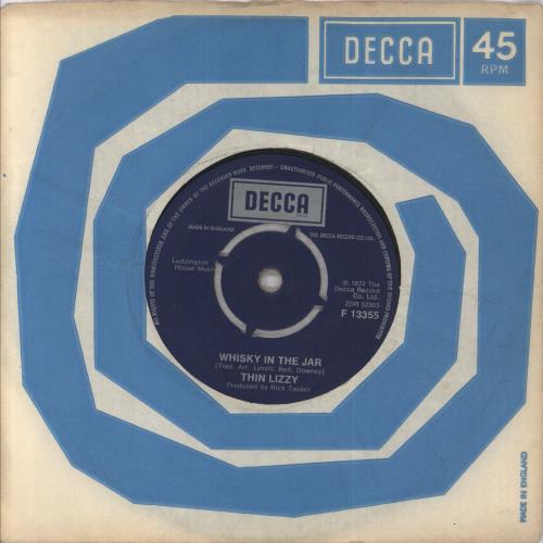 Thin Lizzy Whisky In The Jar - Variant 7" vinyl single (7 inch record / 45) UK THI07WH847353