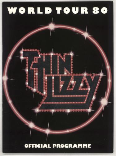 Thin Lizzy World Tour 80 tour programme UK THITRWO738639