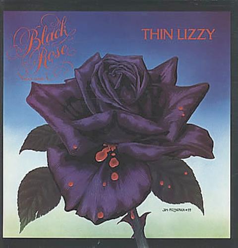 Thin Lizzy Black Rose + Inner vinyl LP album (LP record) UK THILPBL88173