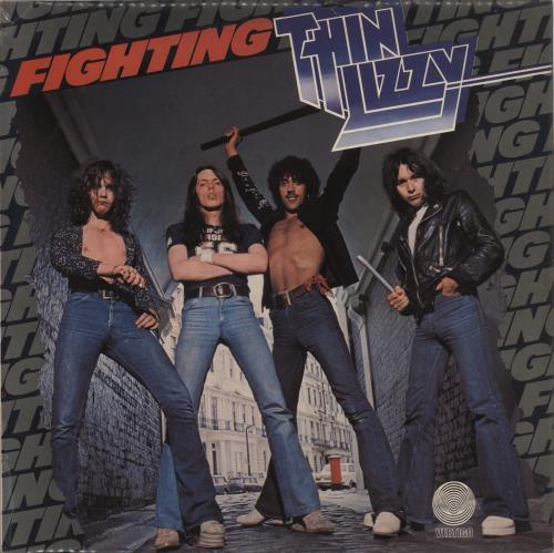 Thin Lizzy Fighting - 1st - EX vinyl LP album (LP record) UK THILPFI598039