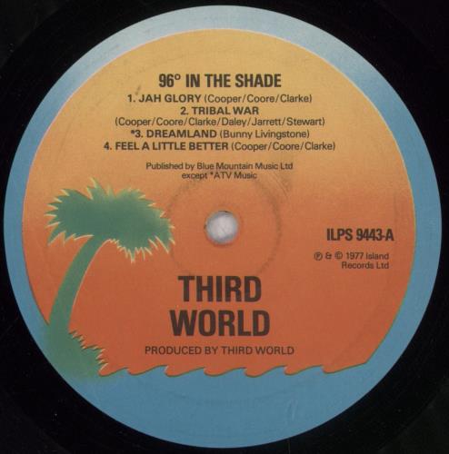 Third World 96� In The Shade - 1st vinyl LP album (LP record) UK TRWLPIN848458