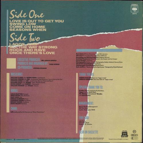 Third World All The Way Strong vinyl LP album (LP record) UK TRWLPAL775665