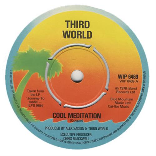 Third World Cool Meditation 7" vinyl single (7 inch record / 45) UK TRW07CO394213