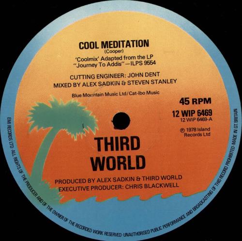 Third World Cool Meditation 12" vinyl single (12 inch record / Maxi-single) UK TRW12CO650131