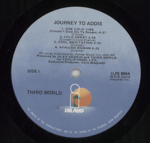 Third World Journey To Addis vinyl LP album (LP record) US TRWLPJO860726