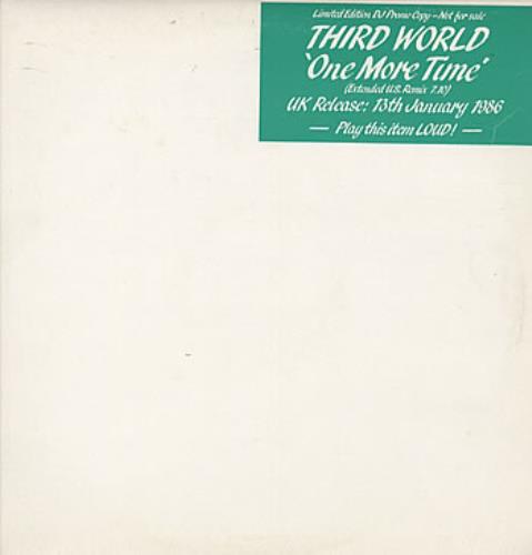 Third World One More Time 12" vinyl single (12 inch record / Maxi-single) UK TRW12ON305903