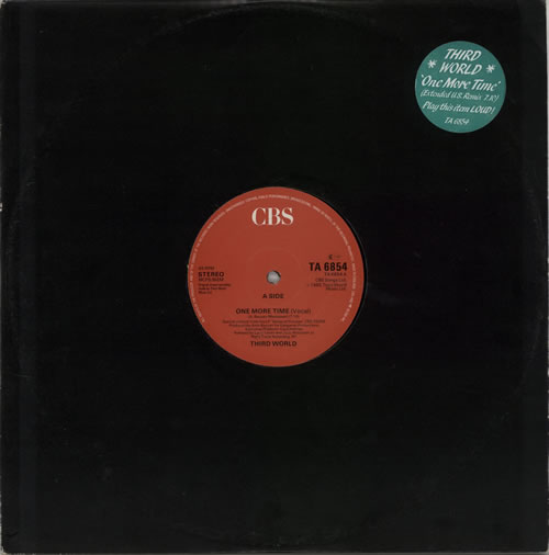Third World One More Time 12" vinyl single (12 inch record / Maxi-single) UK TRW12ON629315