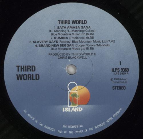 Third World Third World vinyl LP album (LP record) UK TRWLPTH304988